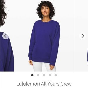 Lululemon all yours crew